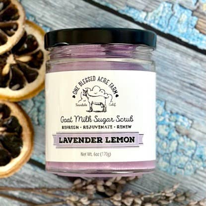 Lavender Lemon Emulsified Goat Milk Sugar Scrub