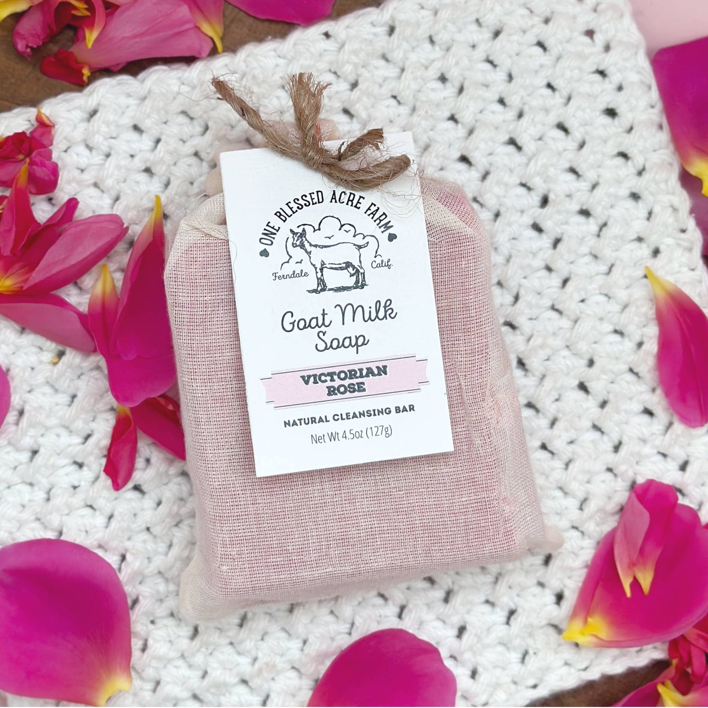 Victorian Rose Goat Milk Bar Soap