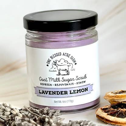 Lavender Lemon Emulsified Goat Milk Sugar Scrub
