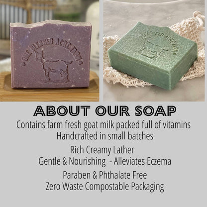 Unscented Goat Milk Bar Soap