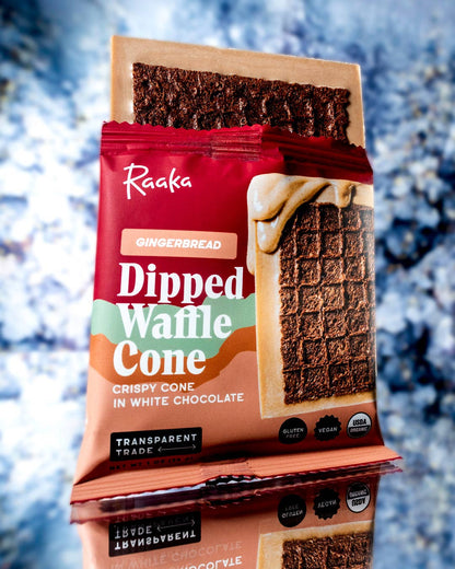 Gingerbread Dipped Waffle Cone Bar - Holiday Limited