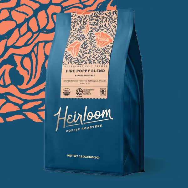 Fire Poppy Blend Espresso ROC™ Certified Regenerative Coffee