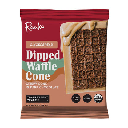 Gingerbread Dipped Waffle Cone Bar - Holiday Limited