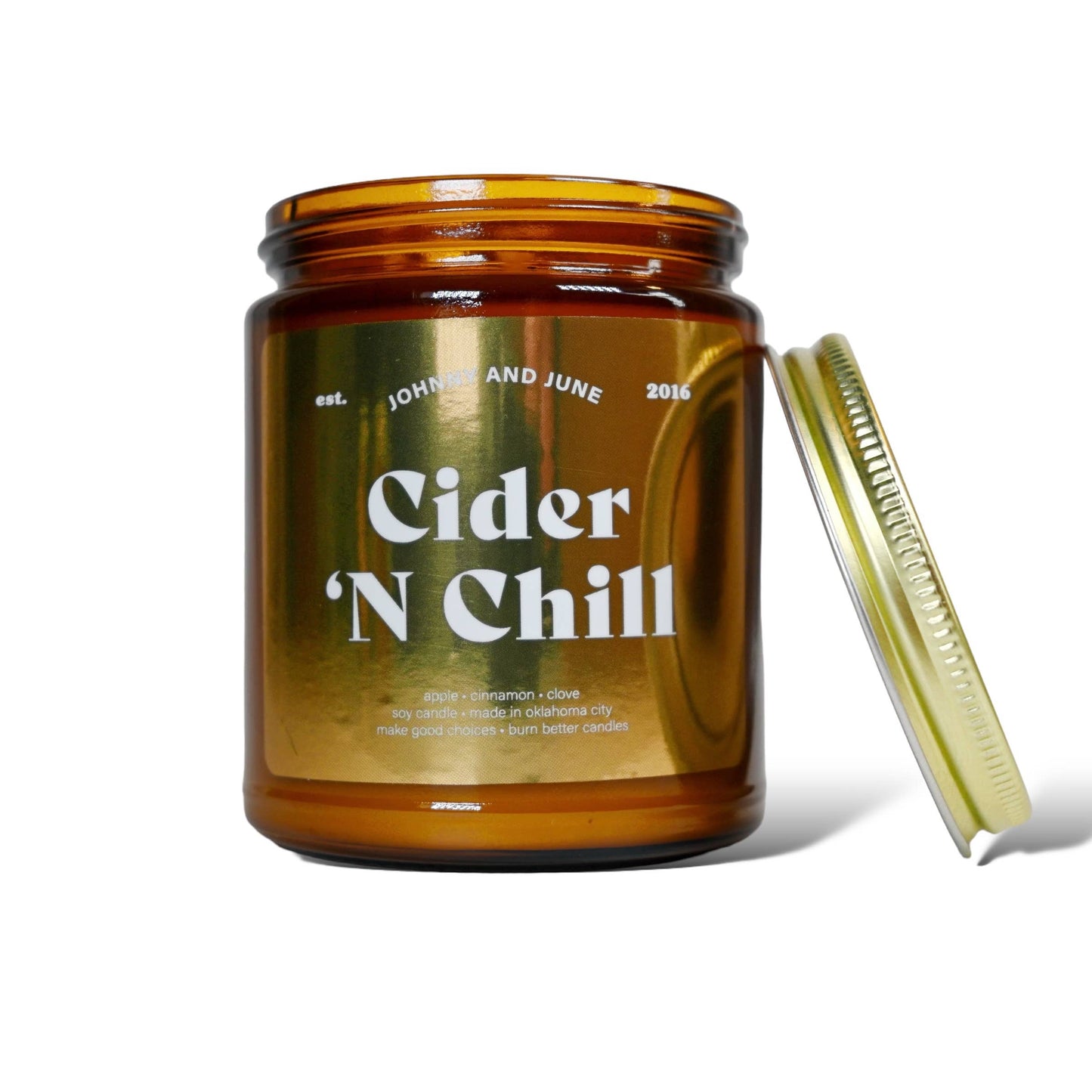 Cider 'N Chill Holiday 8oz Soy Candle