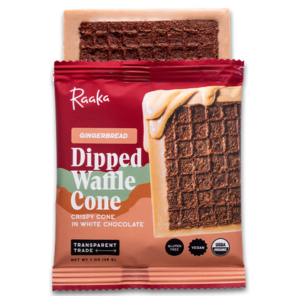 Gingerbread Dipped Waffle Cone Bar - Holiday Limited