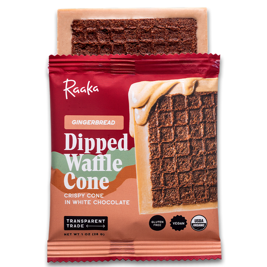 Gingerbread Dipped Waffle Cone Bar - Holiday Limited