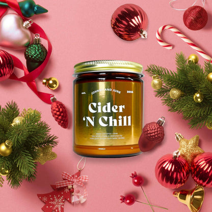 Cider 'N Chill Holiday 8oz Soy Candle