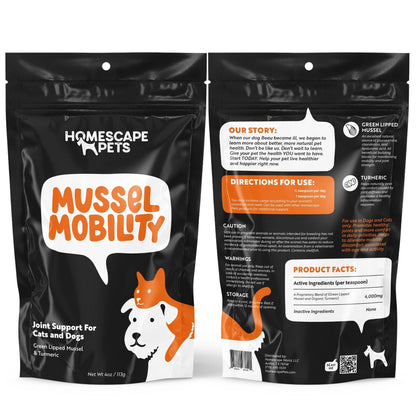 Mussel Mobility: Hip & Joint Support Powder for Dogs & Cats