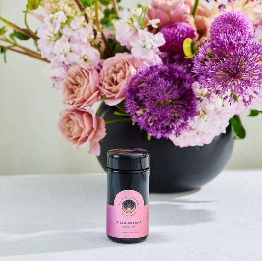 Lucid Dreams: Tulsi-Turmeric Herbal Tea for Sleep & Calm