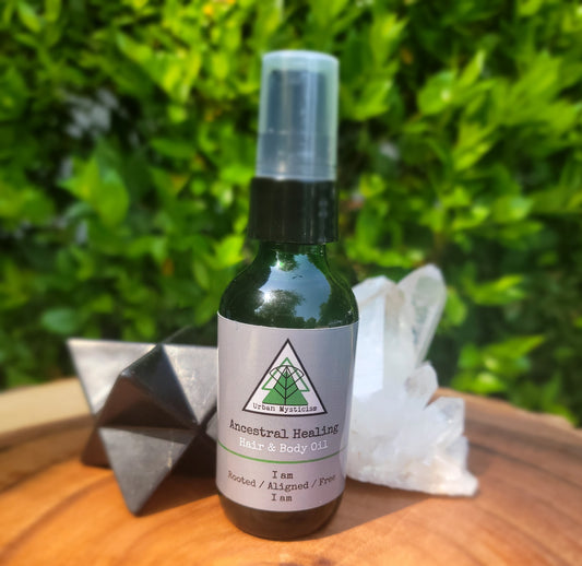 Ancestral Healing Gem & Flower Essence Aromatherapy "Myst"