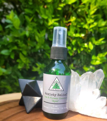 Anxiety Release- Aromatherapy Gem/ Flower Essence "Myst"