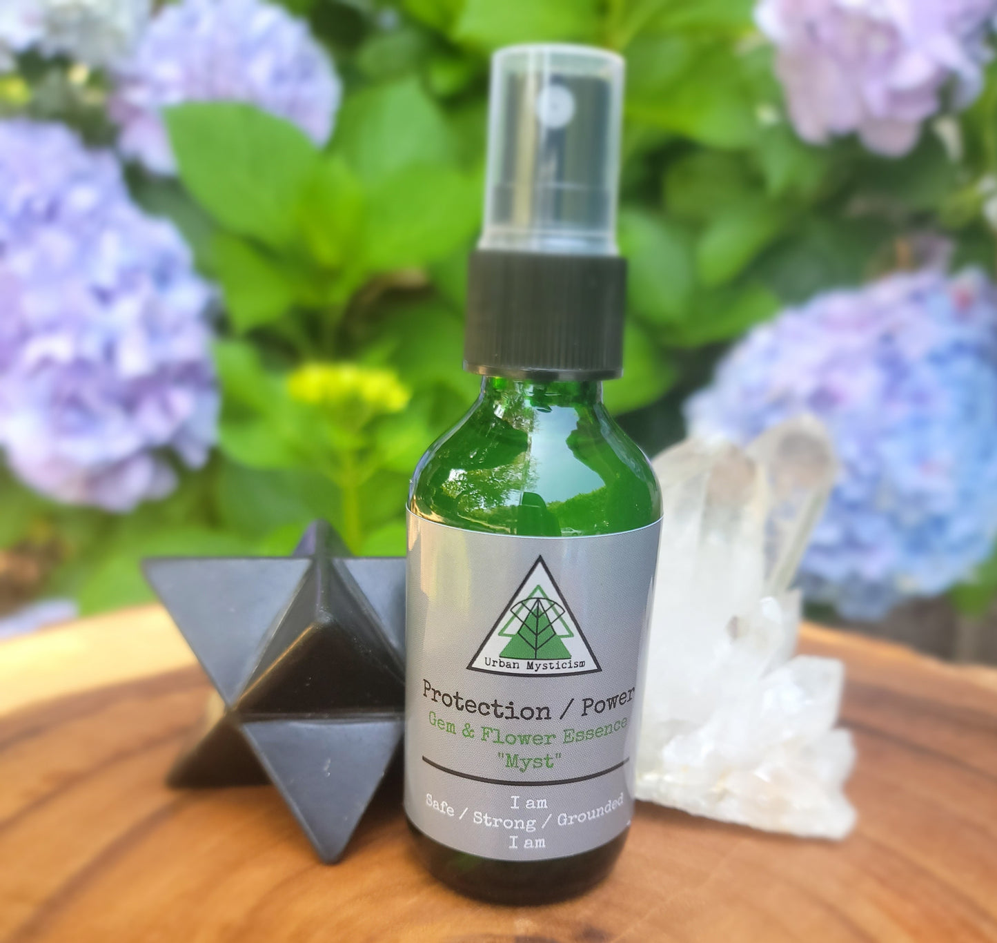 Protection/Power Aromatherapy Gem & Flower Essence "Myst"