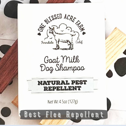 Dog Shampoo Goat Milk Bar Soap Natural Flea Repellent