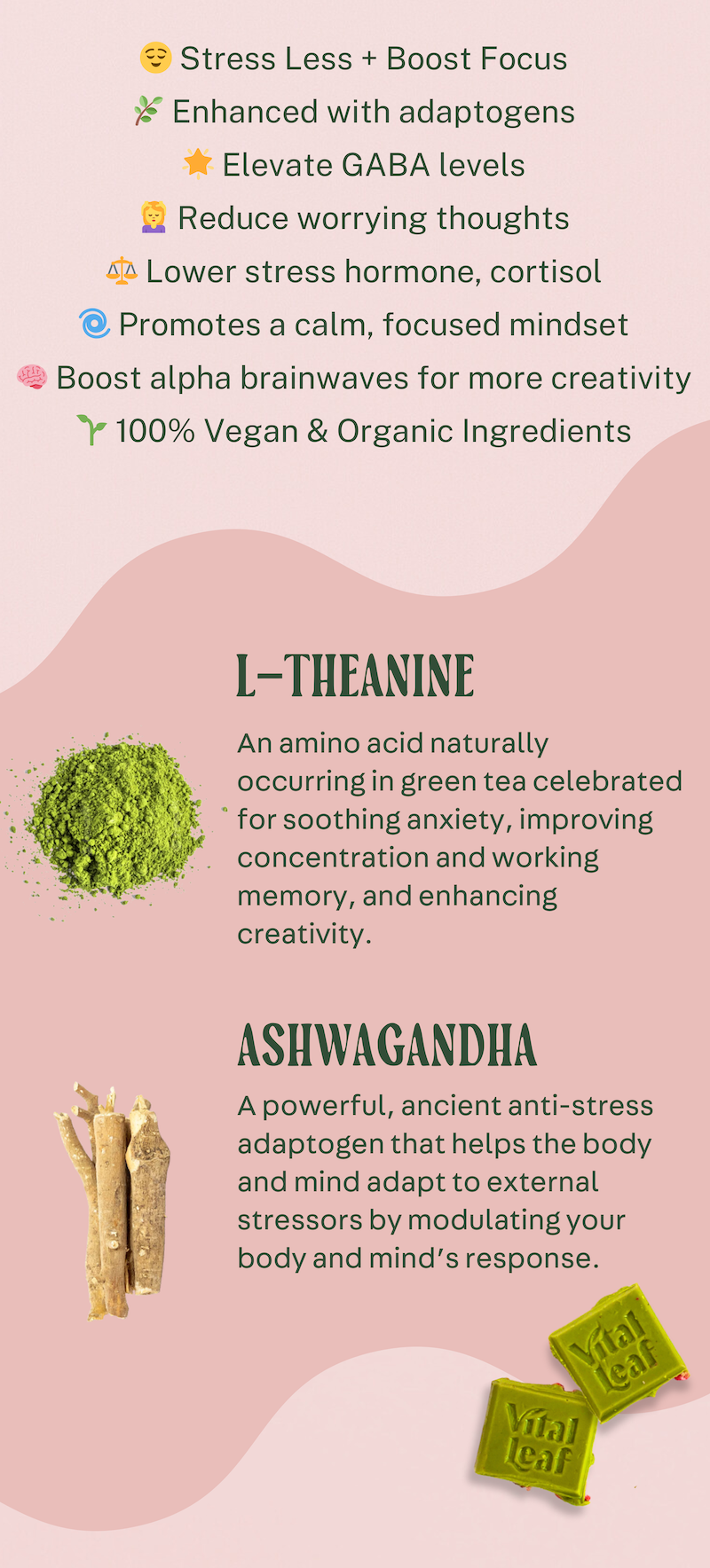 Matcha Chocolate Bar to Ease Stress + Boost Focus