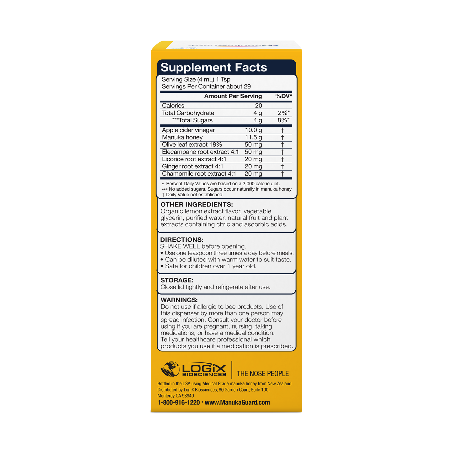 Kids Nighttime Cough & Throat Syrup, Mānuka Honey