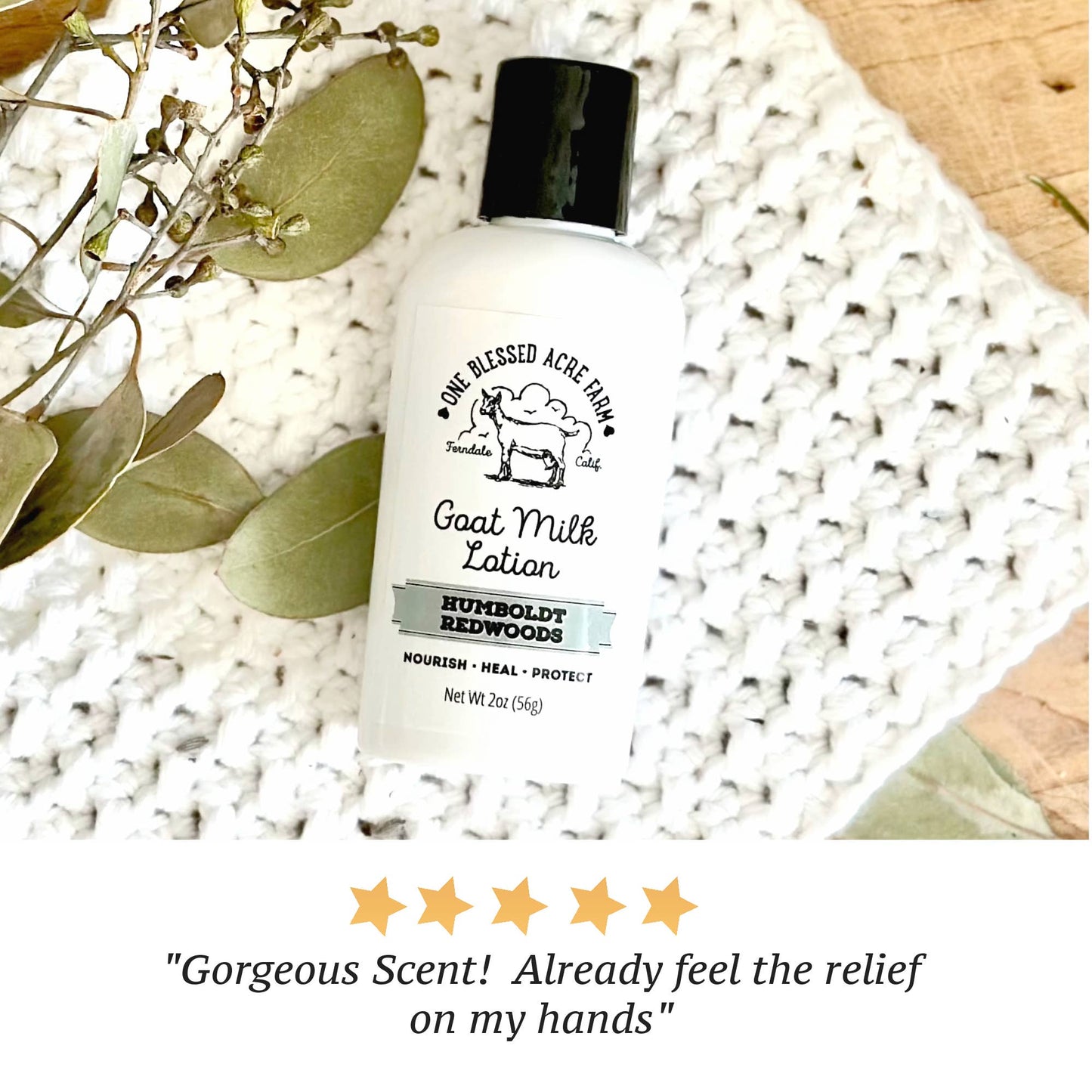 Humboldt Redwoods Goat Milk Lotion