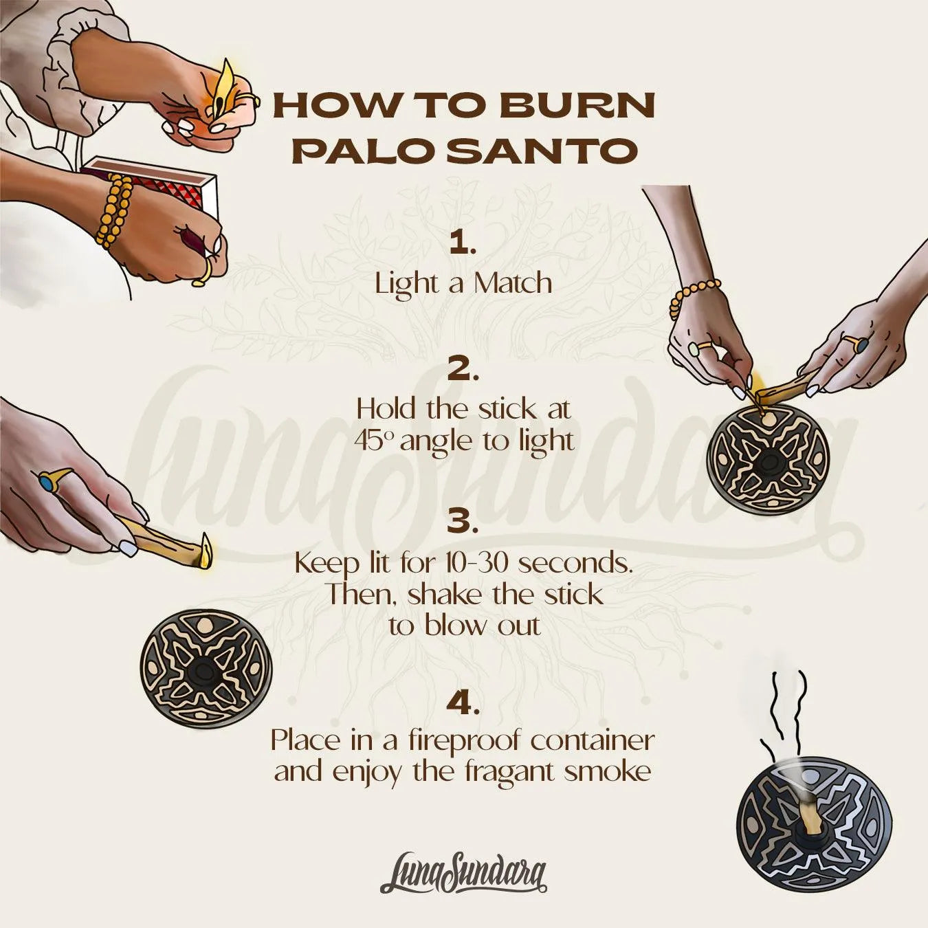 Palo Santo Smudging Sticks